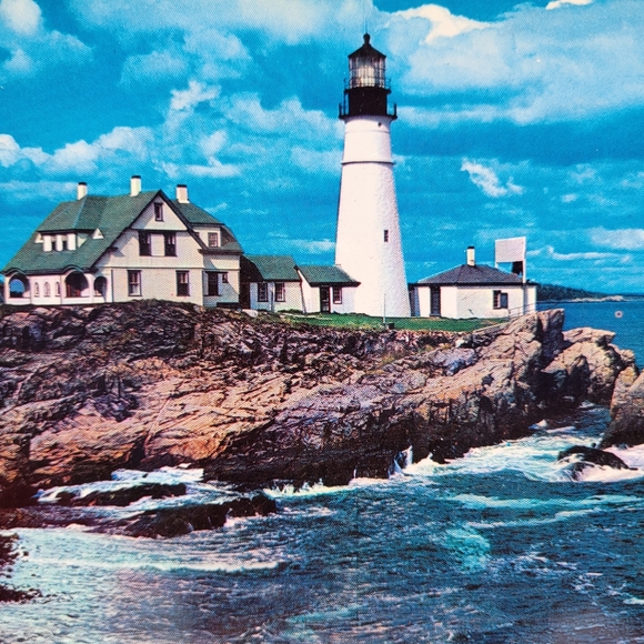 9 Vintage XL Postcards ~ New England ~ VT ~ NH ~ ME ~ Portland ~ Autumn~ Scenic - Picture 2 of 15